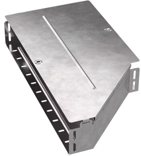 Переходник левый для лотка с крышкой Промрукав Стандарт 600х400х100 фото Переходник левый для лотка с крышкой Промрукав Стандарт 600х400х100 картинка